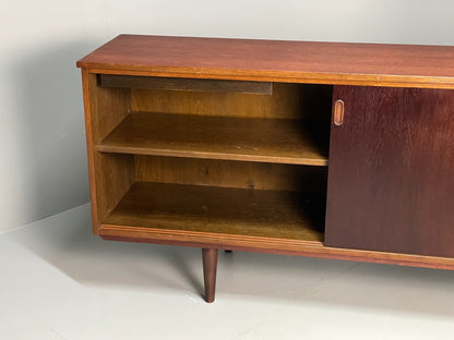Vintage Danish Oak Sideboard 1970s Retro Shelving Drawers EB10870 MWOO7