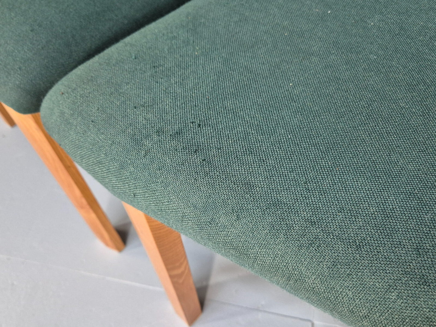 6 Vintage John Barnard Dining Chairs in Ash and Green Modern Design EB9676 MDIN - UKDK FURNITURE
