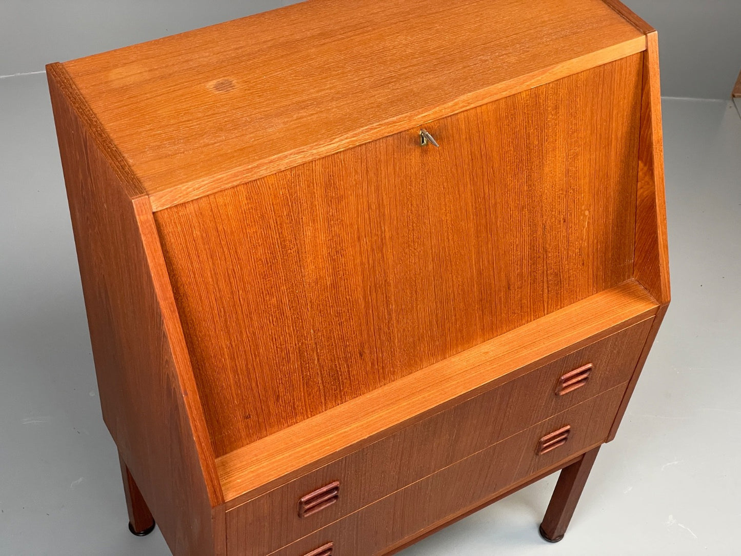 Vintage Danish Teak Bureau Retro 1970s Drawers By Gunnar Nielsen EB10964 MWOO5