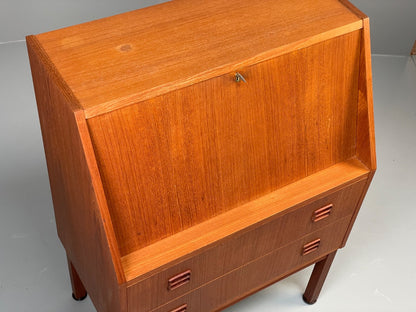 Vintage Danish Teak Bureau Retro 1970s Drawers By Gunnar Nielsen EB10964 MWOO5