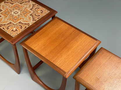 Vintage G Plan Astro Teak Nest of Tables 1970s Retro EB9522 MWOO - UKDK FURNITURE