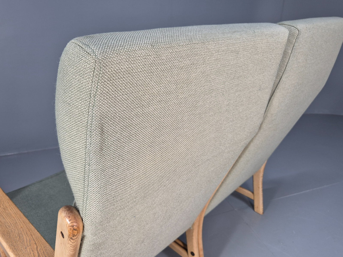 Modular 2 Seater Sofa Light Green Hans Wegner Style Vintage Danish EB9262 M2SS - UKDK FURNITURE