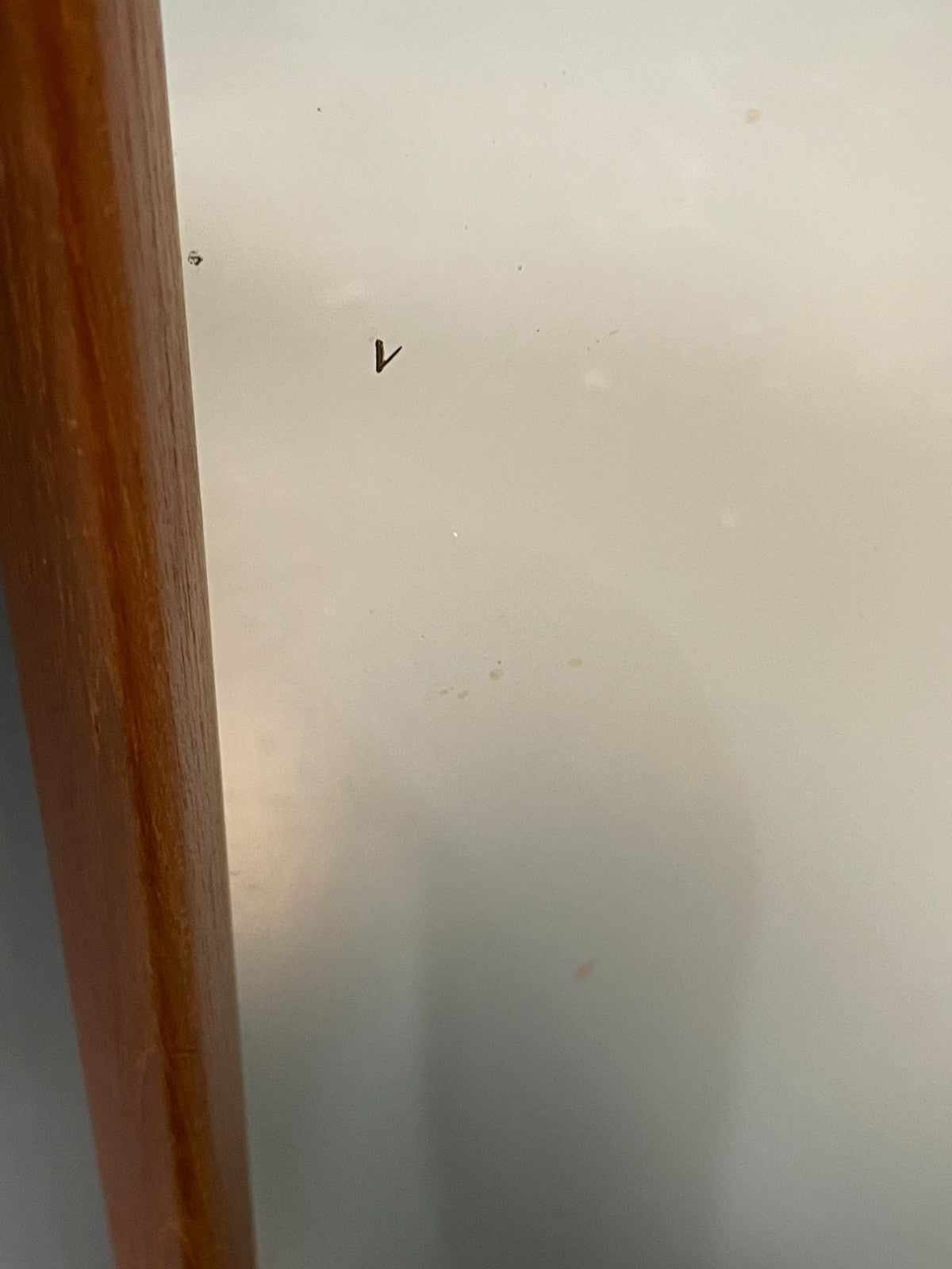 Vintage Teak Wall Mirror - 1960s Danish Mid Century Design EB10865 MWOO10