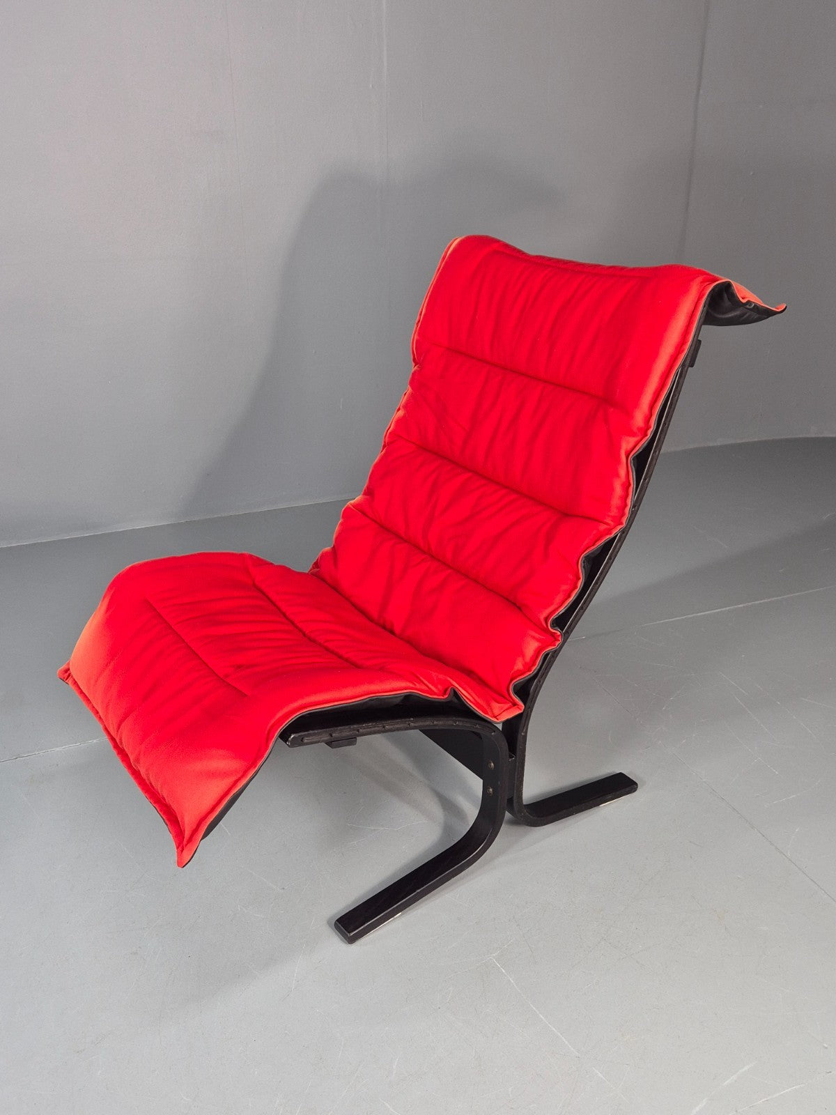 Mid Century Siesta Lounge Chair 1980s Vintage Norway Westnofa Retro EB9907 MBEN9