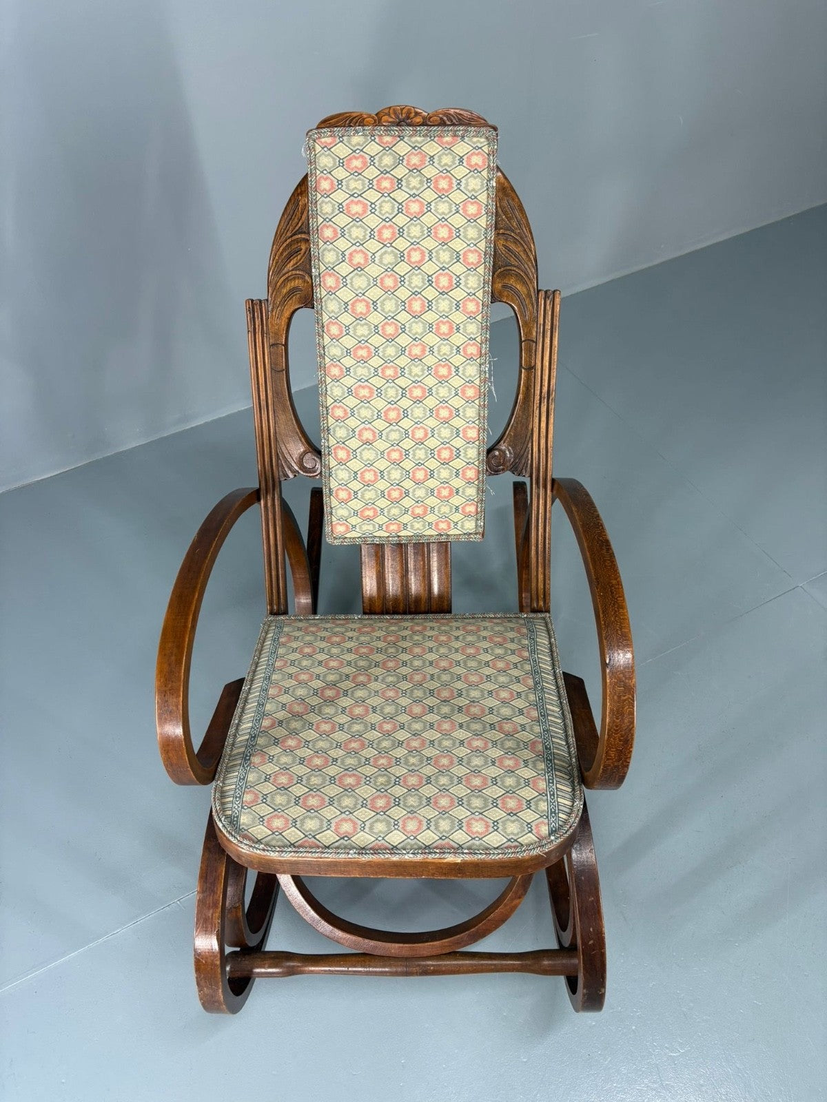 Antique Art Deco Rocking Chair 1920s Thonet Style EB10991 VWOO6