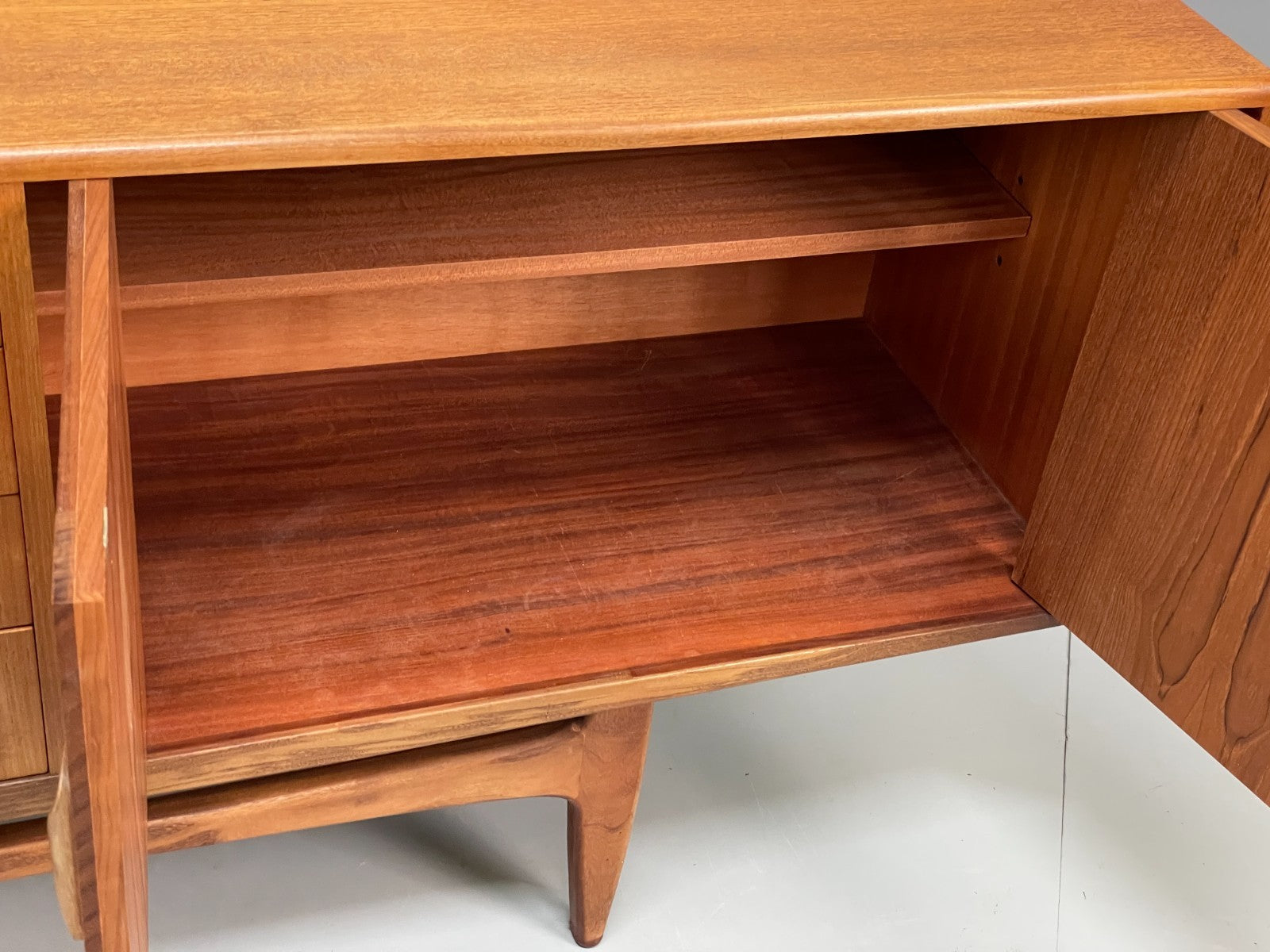 Vintage G Plan Sideboard Teak Fresco Range 1960s Shelving Drawers EB11548 MWOO6