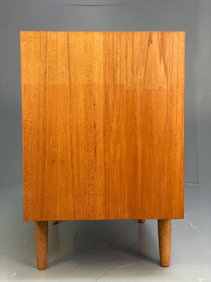 Vintage Danish Teak Cabinet 1970s Retro Sliding Doors Shelf EB9835 MWOO - UKDK FURNITURE