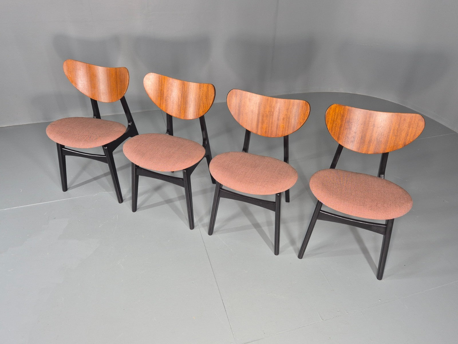 4 Librenza G Plan Dining Chairs New Upholstery 1950s Retro MCM EB11821 MDIN5