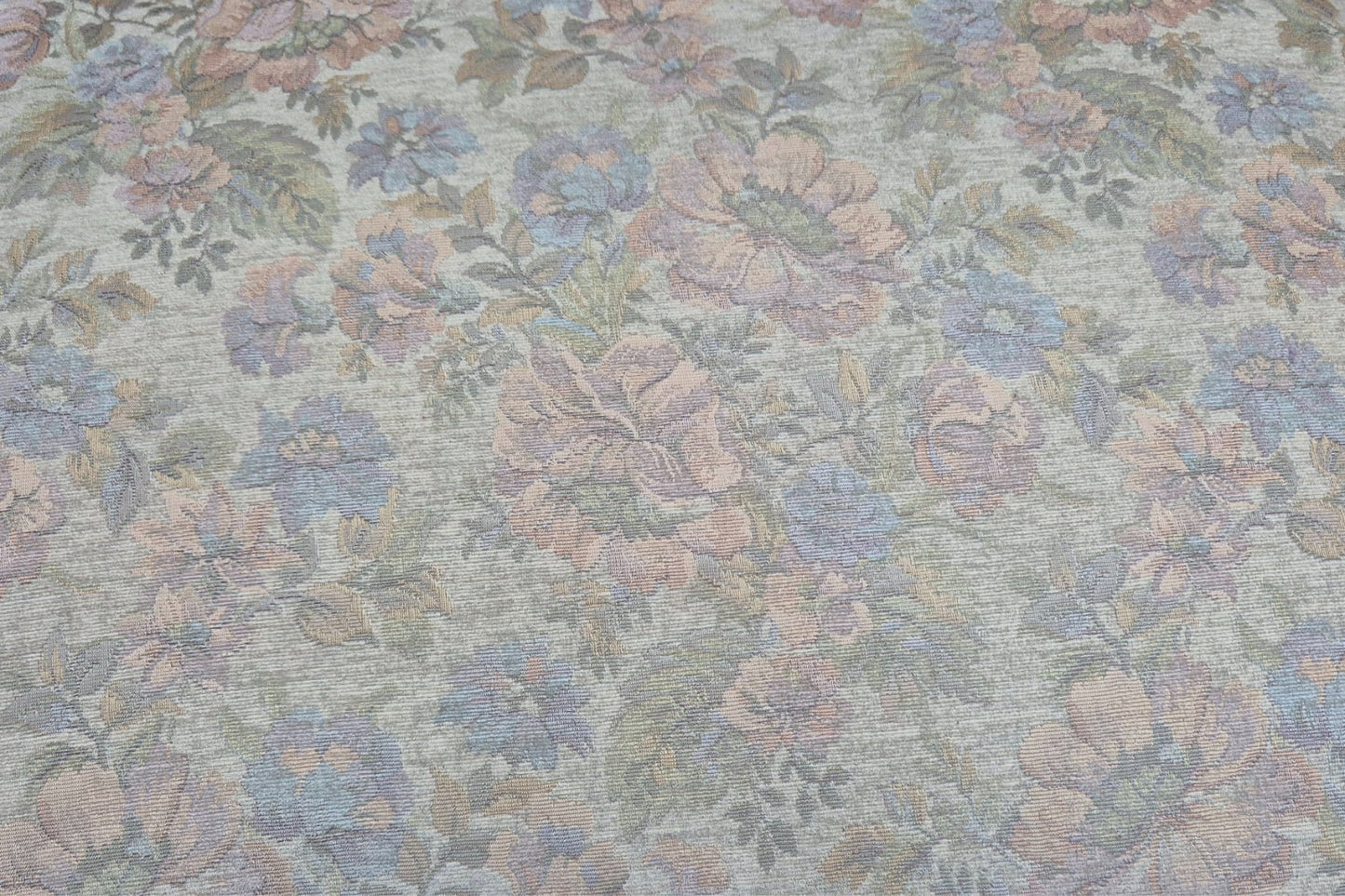 Vintage Two Seater Danish Curved Banana Sofa 1930s Art Deco Floral EB10795 V2SS20