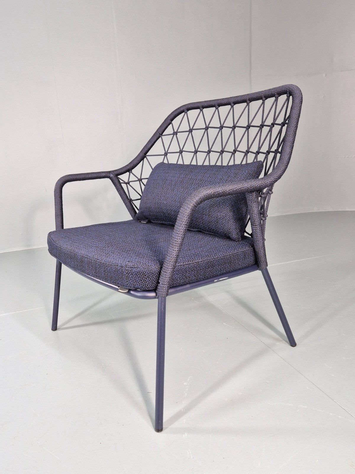 Pedrali 3679 Panarea Modern Design Chair in Blue EB11428 MNOR6