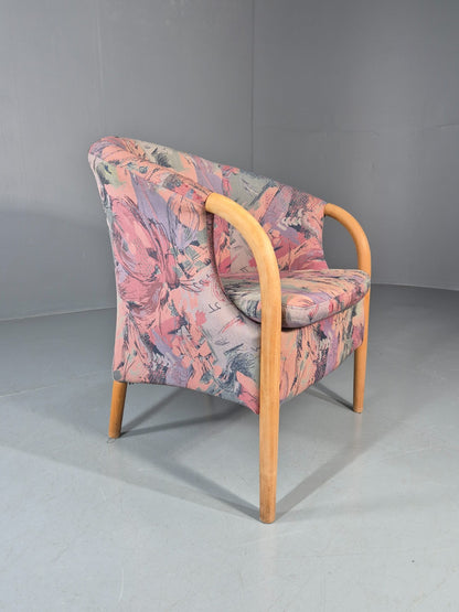 Vintage Tub Chair Stouby Multicoloured Danish Retro 1980s EB11347 MNOR5