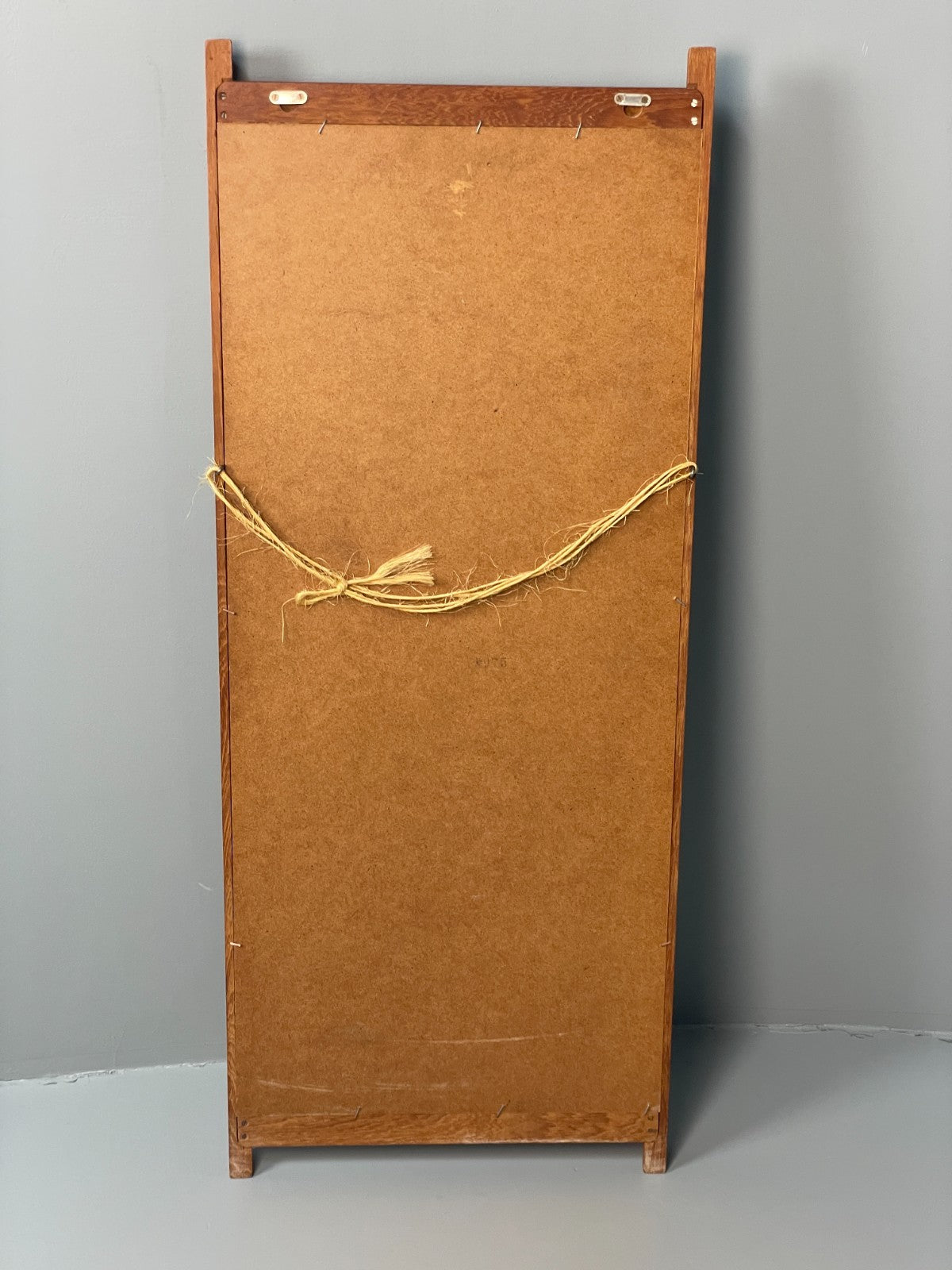 Vintage Teak Wall Mirror - 1960s Danish Mid Century Design EB10865 MWOO15