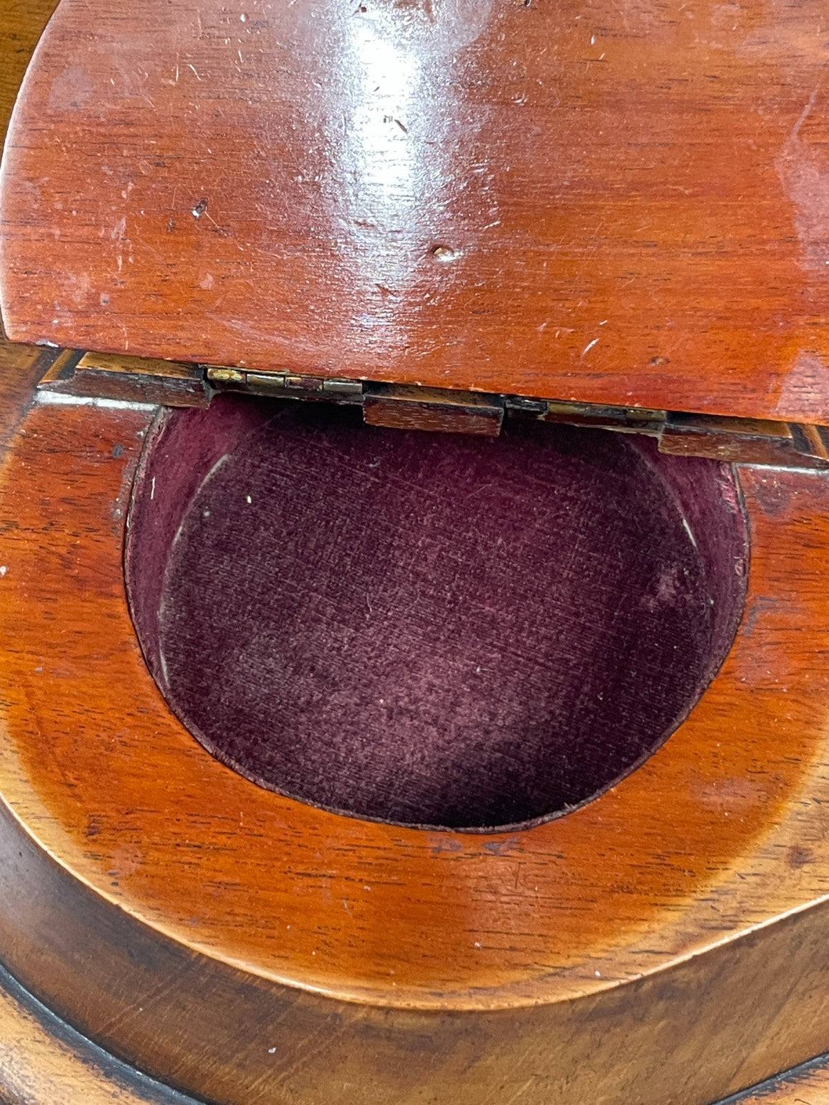Antique Walnut Swing Mirror Victorian With Trinket Compartments EB11553 MWOO12