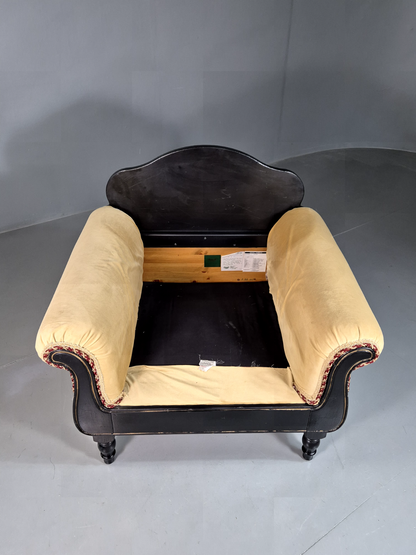 Vintage Lounge Chair Patchwork Ducal 1990s Retro EB7363 VCLO5