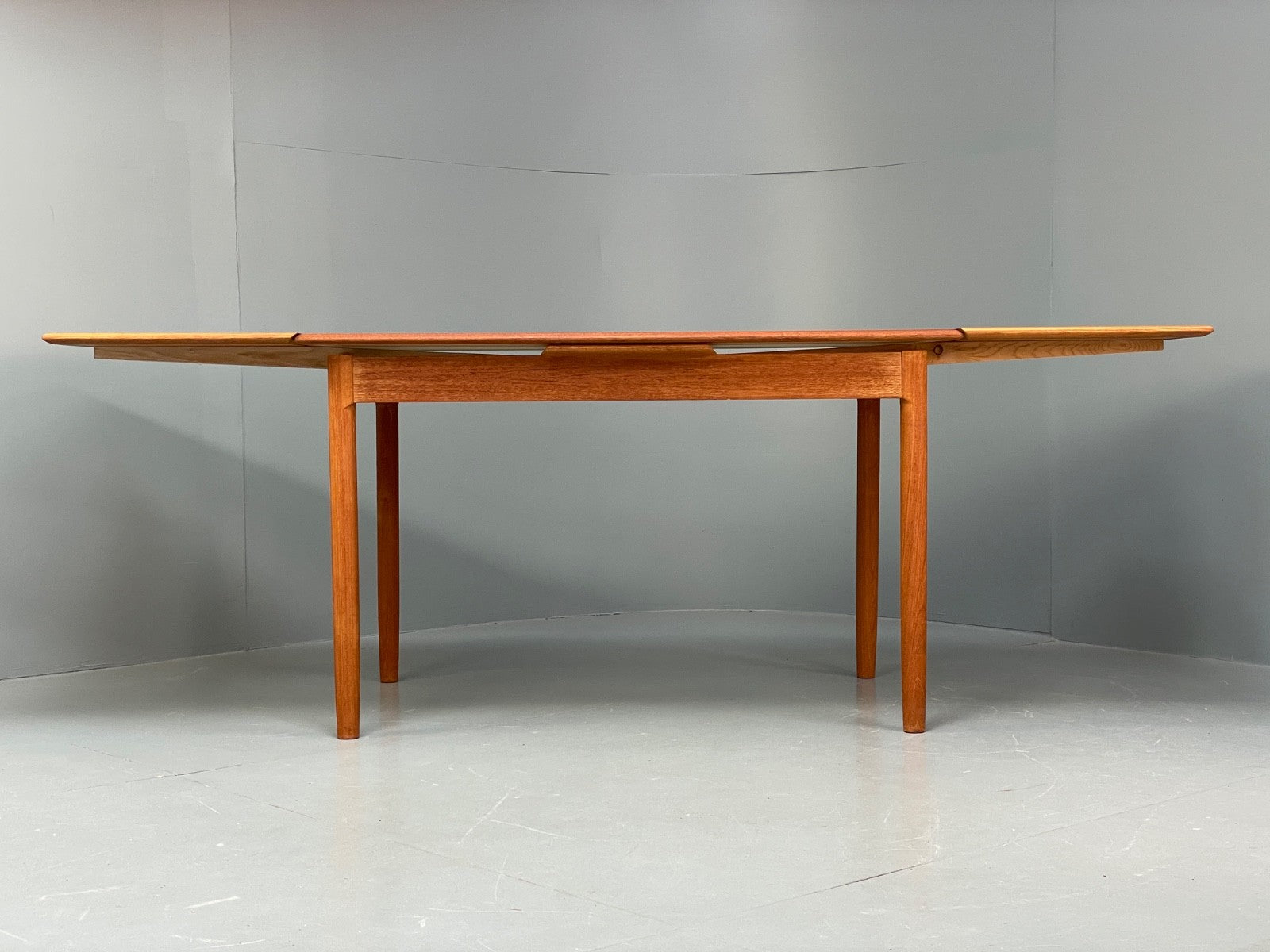 Vintage Teak Extending Dining Table Danish Design 1970s EB10001 MWOO - UKDK FURNITURE
