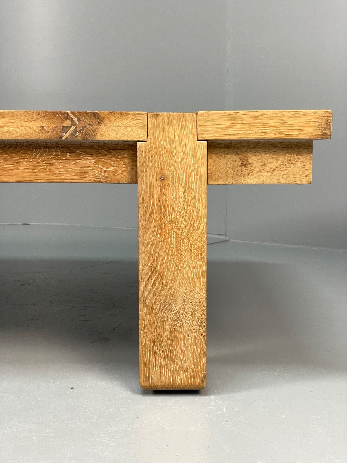 Solid Oak Coffee Table Japanese Style By Ludwik Styl Modern EB10878 MWOO3