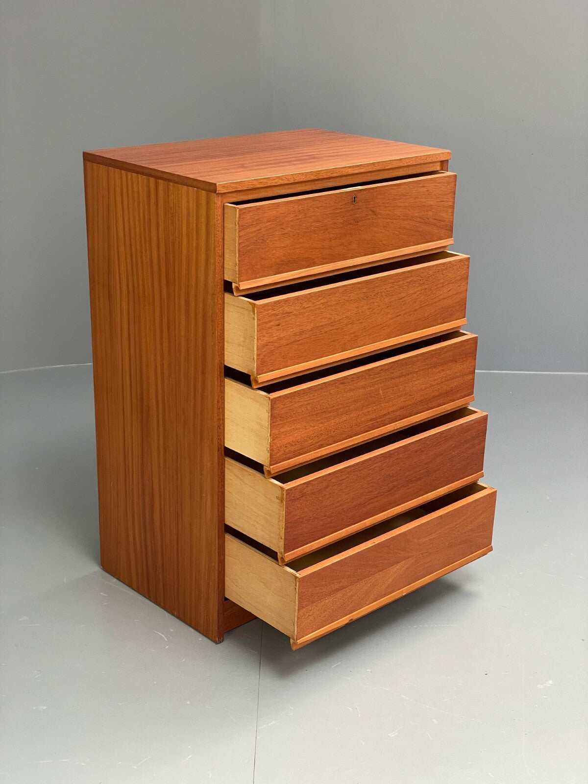Vintage Teak Chest Of Drawers 1970s Design Homecharm EB9731 MWOO - UKDK FURNITURE