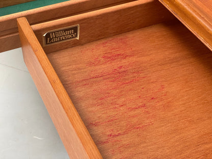 Vintage 1970s Teak Sideboard By William Lawrence Shelving Drawers EB10235 MWOO12