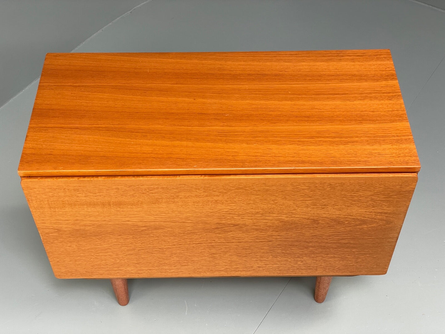 Vintage Teak Media Unit Drop Door Cabinet By Beaver & Tapley EB9743 MWOO - UKDK FURNITURE