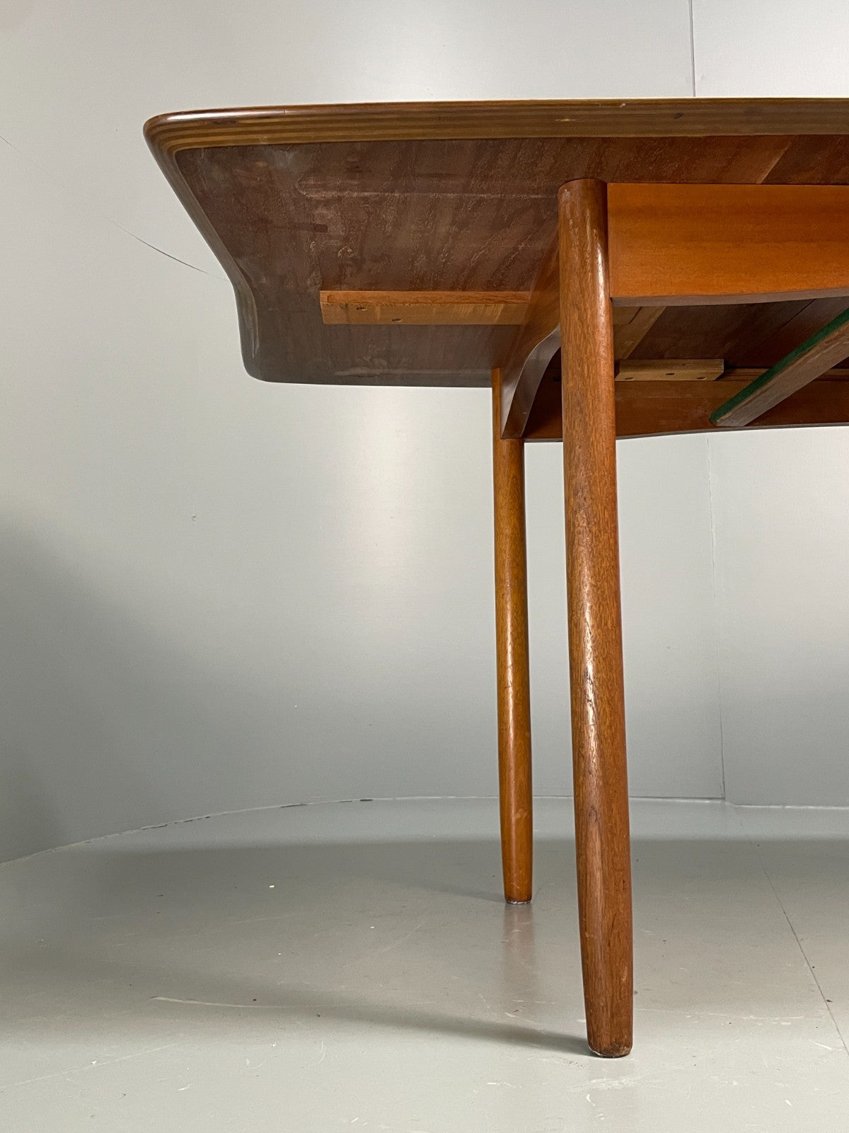 Vintage Teak Dining Table Extending Vanson 1960s Mid Century EB11550 MWOO12