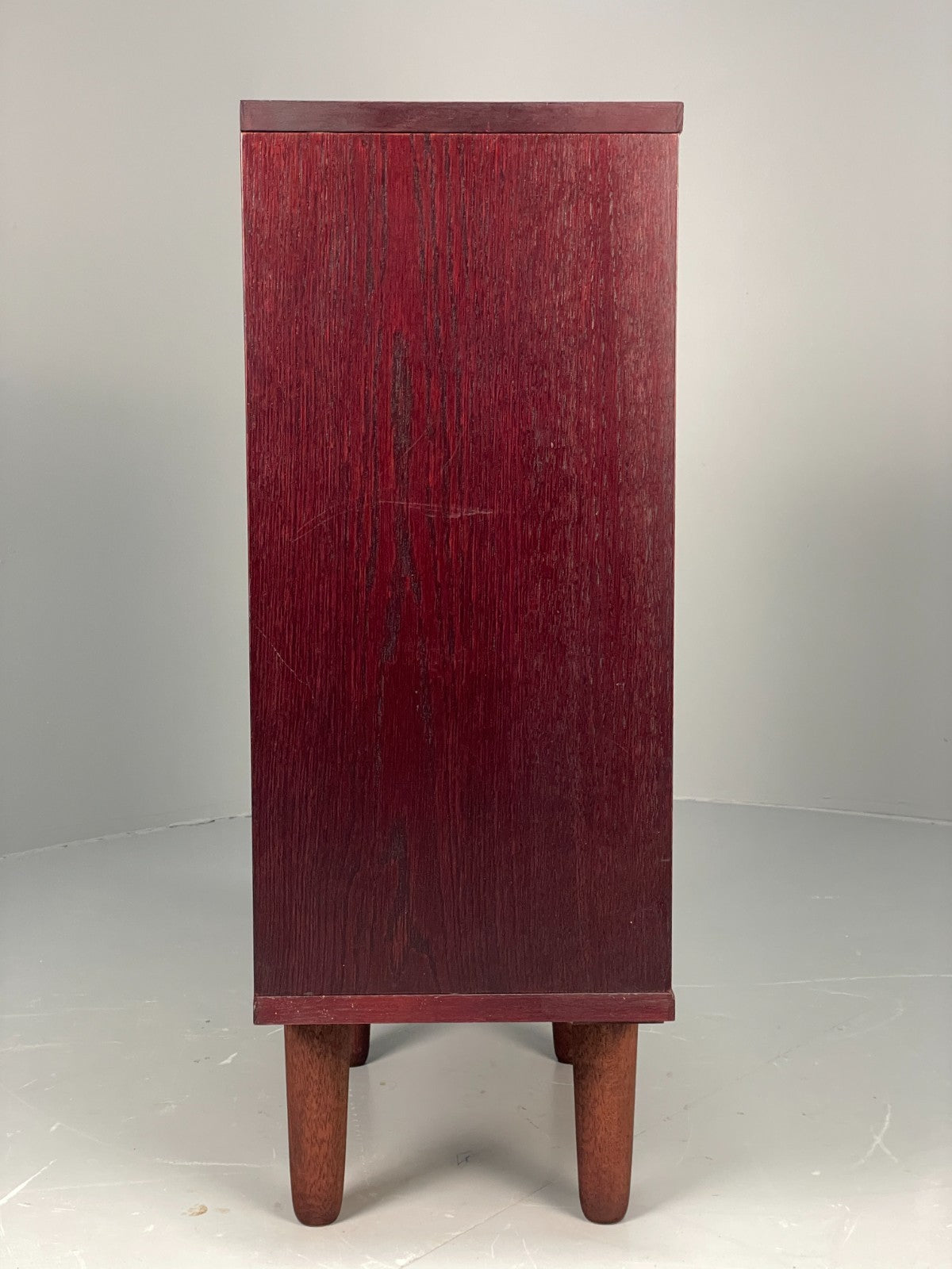 Vintage Dark Oak Bookcase Adjustable Shelf By Beaver & Tapley EB11498 MWOO8
