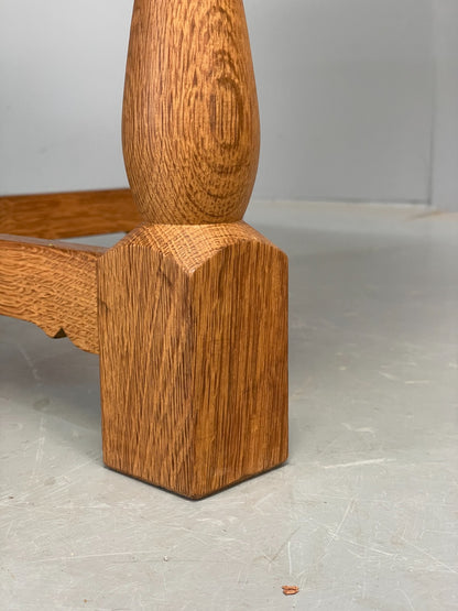 Round Oak Coffee Table Henning Kjaernulf Style Danish Design EB10825 MWOO10