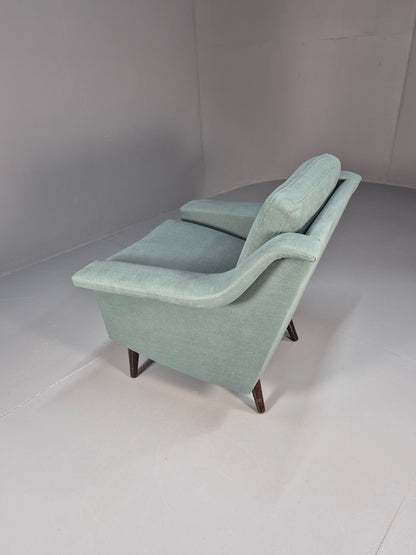 Vintage Danish Lounge Chair New Upholstery 1960s Retro EB6538 MNOR14