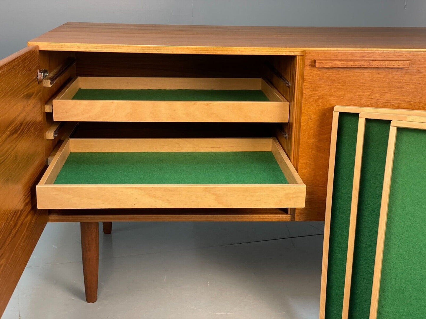 Midcentury Danish Teak Cabinet By Ib Kofod Larsen Vintage Storage EB8659 MWOO - UKDK FURNITURE