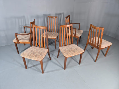 6 G Plan Dining Chairs High Back Fresco Range Red Badge 1980s Retro EB11251 VDIN10