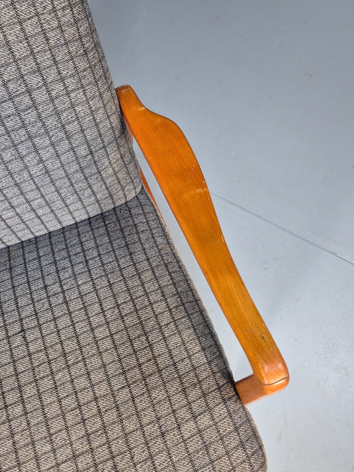 Vintage Swedish 1960s Lounge Chair Beech Open Frame Retro MCM EB9532 MNOR - UKDK FURNITURE