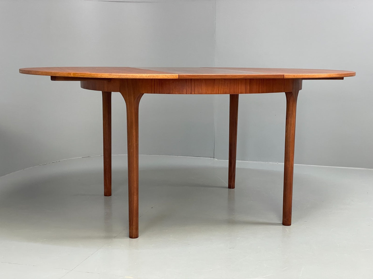 Vintage McIntosh Dining Table Circular Teak Extending 1960s Retro EB11685 MWOO1