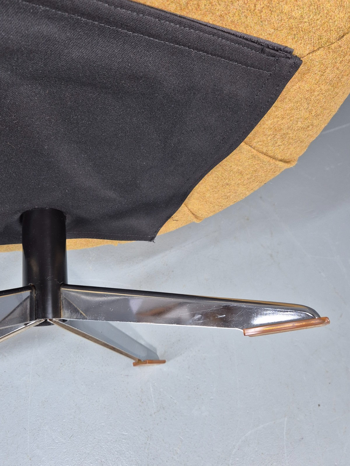 Retro Bucket Chair 1960 Sweden New Upholstery Mid Century Vintage EB11262 MSWI10