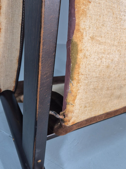 Vintage Leather Lounge Chair Gehl and Nissen Jeki Mid Century Retro EB11480 MNOR15