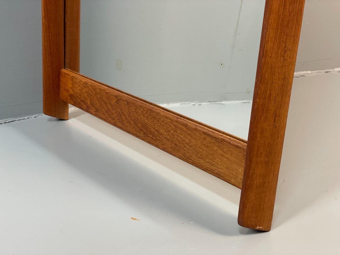 Vintage Teak Wall Mirror - 1960s Danish Mid Century Design EB10865 MWOO7
