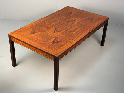 Vintage Rectangular Coffee Table By Heggen Norway Checkerboard EB7155 MWOO17