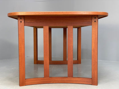 Vintage Teak Extending Dining Table By Troeds Sweden Retro EB10598 MWOO16