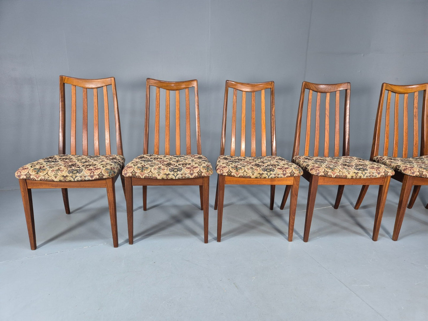 6 Fresco G Plan Dining Chairs High Back Teak 1970s Retro MCM  EB10054 MDIN1