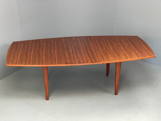 Vintage Gordon Russell Dining Table Extending Walnut & Teak 1960s EB9517 MWOO - UKDK FURNITURE