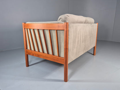 Vintage 2 Seat Settee Mid Century Danish Design Beech Wood Frame EB10508 M2SS13