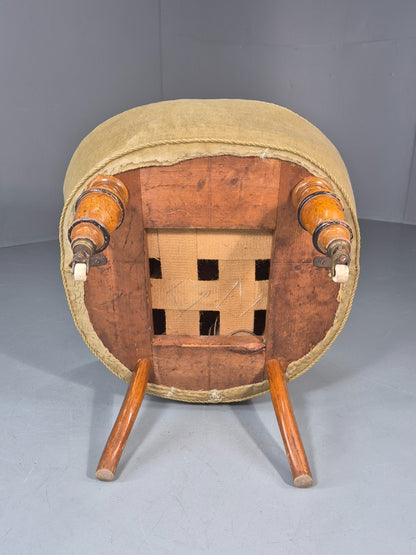 Antique Cocktail Chair Green Velour Vintage Danish 1800s  EB10761 VCLO12