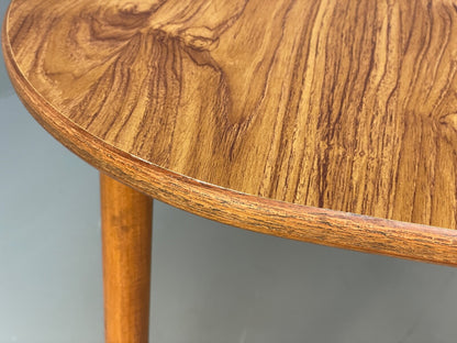 Vintage 1960s Dining Table Formica Beech Mid Century By P I Dinette EB9823 MWOO - UKDK FURNITURE