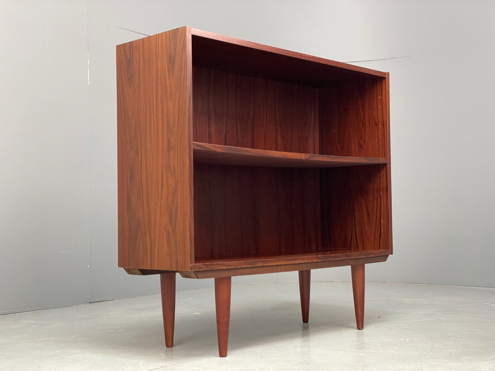 Vintage Danish Small Bookshelf Adjustable Retro Storage EB9102 MWOO - UKDK FURNITURE