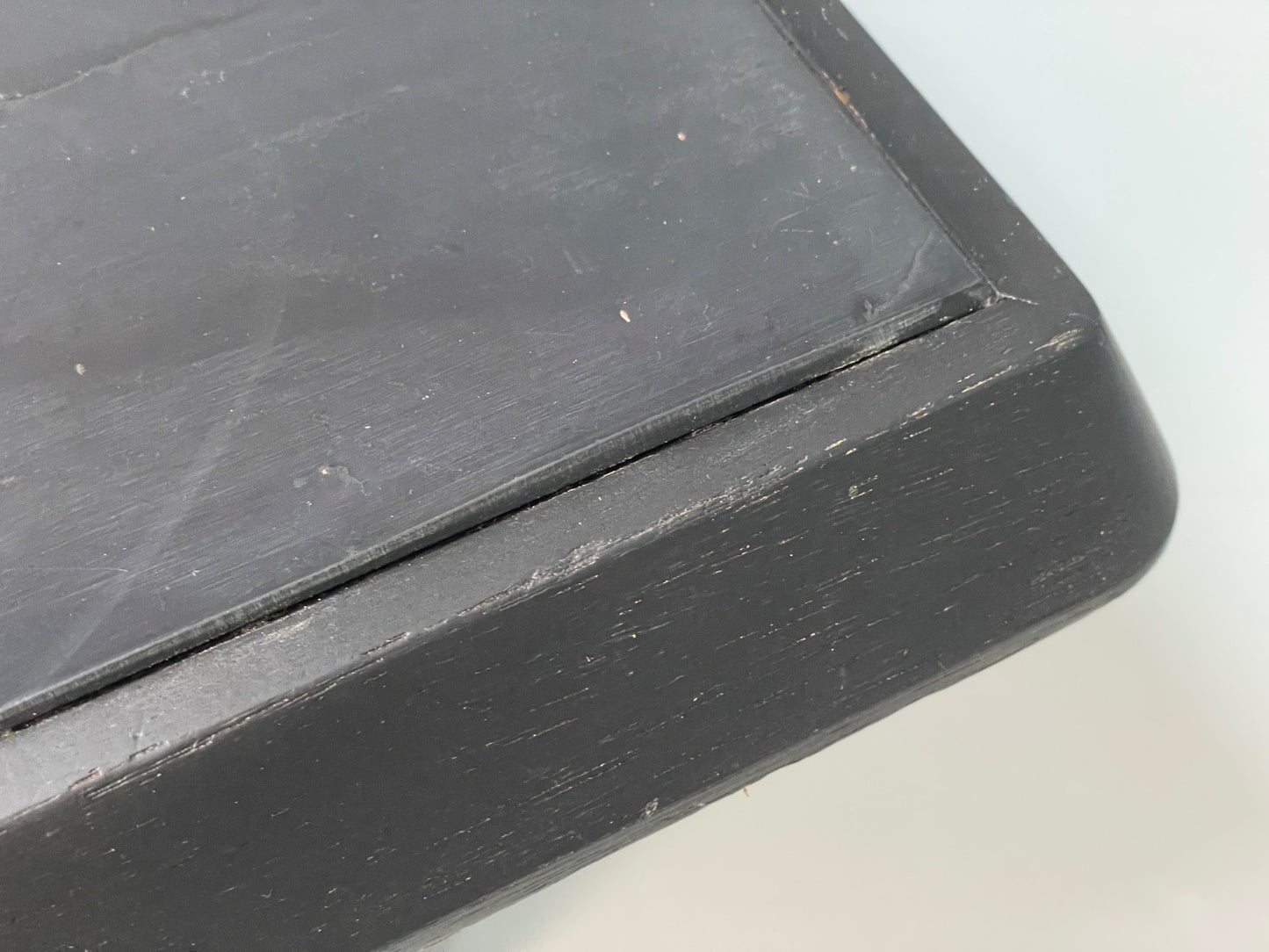 Vintage Tiled Coffee Table Danish 1980s Charcoal Grey Square EB10963 MWOO12