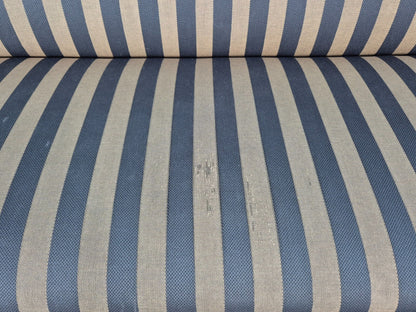 Vintage Danish 1950s Striped Sofa Mid Century Modern Shape Retro EB9559 M3SS - UKDK FURNITURE