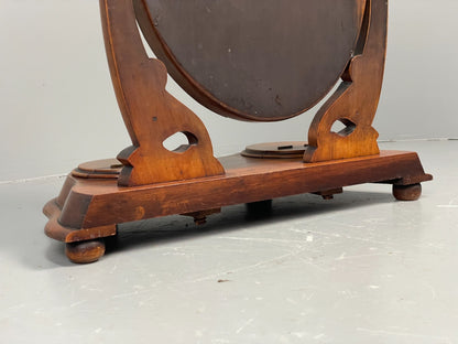 Antique Walnut Swing Mirror Victorian With Trinket Compartments EB11553 MWOO22
