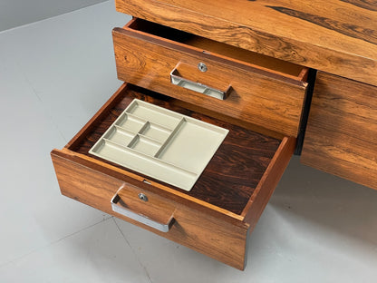 Vintage Gordon Russell Sideboard - Chrome Black Vinyl Mid Century EB10947 MWOO10