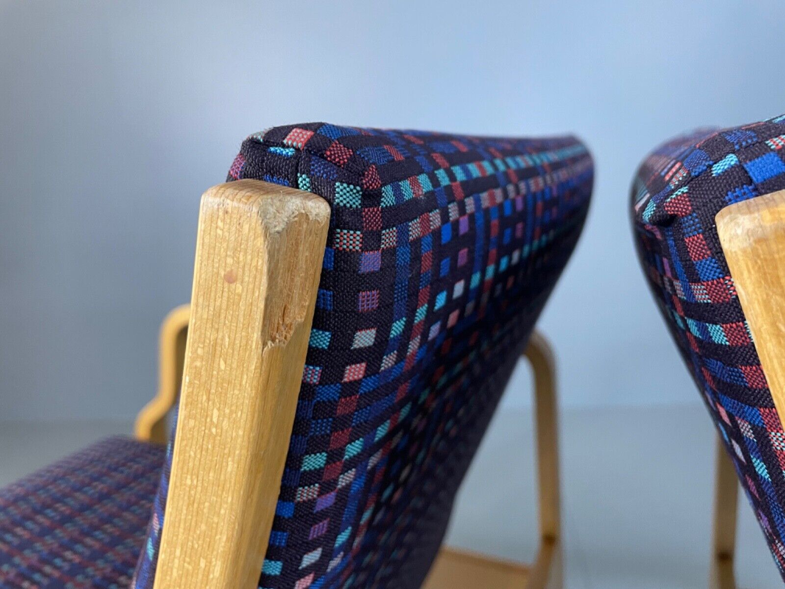 Two Farstrup Bentwood Chairs, Aalto Style, Retro, Vintage MCM EB4876 MBEN - UKDK FURNITURE