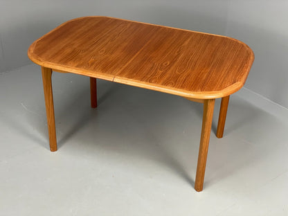 Vintage Teak Dining Table Danish Extending 1970s Ansager Møbler EB11551 MWOO19
