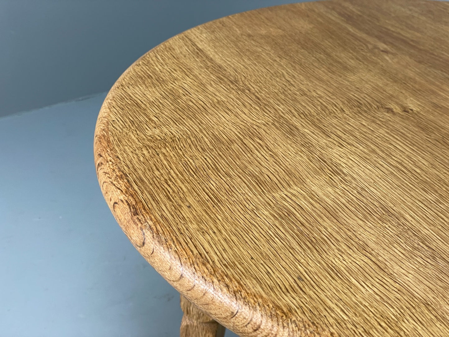 Vintage Oak Side Table Danish 1970s EJSØ Møbler Kjaernulf Style EB10915 MWOO6