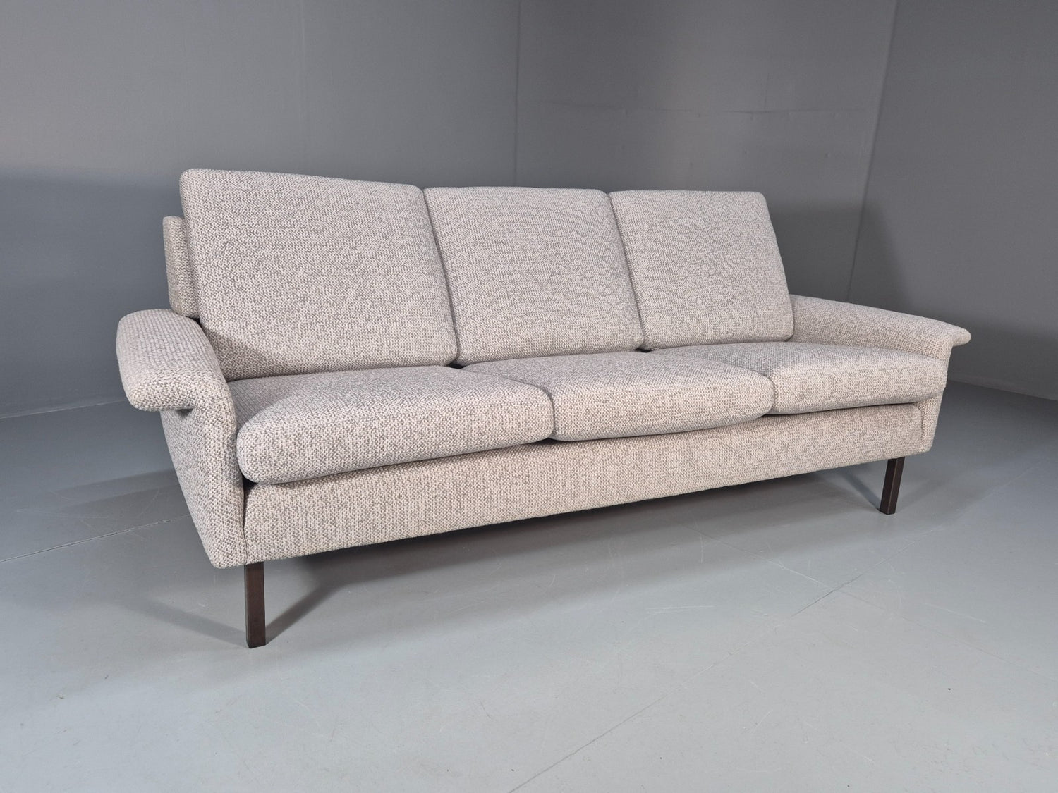 Fritz Hansen Three Seater Sofa by Arne Vodder New Upholstery MCM EB10970 M3SS0